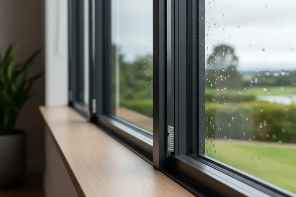 Double Glazing Waikato window installation featuring insulated glass and sleek frames designed to reduce condensation and improve indoor comfort.