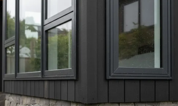 Long Lasting Durability with Aluminium Windows Hamilton by Double Glazing Hamilton Close-up of Aluminium Windows Hamilton highlighting durable frames by Double Glazing Hamilton.